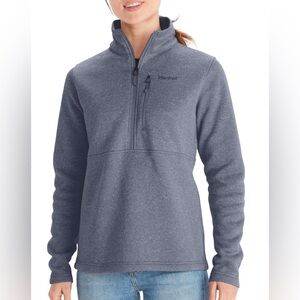 NWT - Marmot Drop Line 1/2 Zip Pullover Jacket in Steel Onyx - Size L